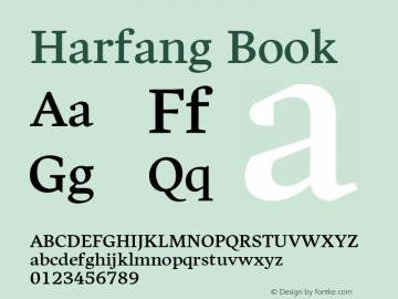 Harfang Book Version 2.000图片样张