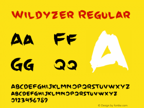 Wildyzer Version 1.017;Fontself Maker 3.5.4图片样张