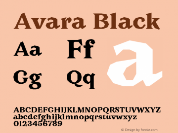 Avara Black Version 001.000图片样张