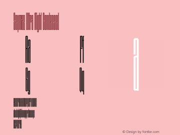 Seymaz Ultra Light Condensed Version 1.000图片样张