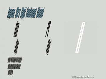 Seymaz Ultra Light Condensed Slanted Version 1.000;hotconv 1.0.109;makeotfexe 2.5.65596图片样张