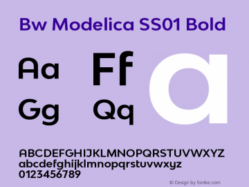 Bw Modelica SS01 Bold Version 2.000;PS 002.000;hotconv 1.0.88;makeotf.lib2.5.64775图片样张