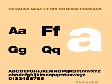 HelveticaNeueLTStd-BlkEx Version 2.035;PS 002.000;hotconv 1.0.51;makeotf.lib2.0.18671图片样张