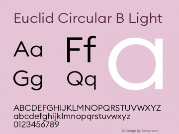 EuclidCircularB-Light Version 3.001图片样张