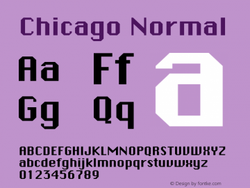 Chicago Normal 1.0 Wed Sep 07 14:12:47 1994图片样张