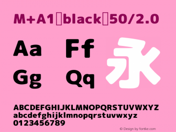 M+A1 black 50/2.0 Version 0.000图片样张