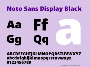 Noto Sans Display Black Version 2.007; ttfautohint (v1.8) -l 8 -r 50 -G 200 -x 14 -D latn -f none -a qsq -X 