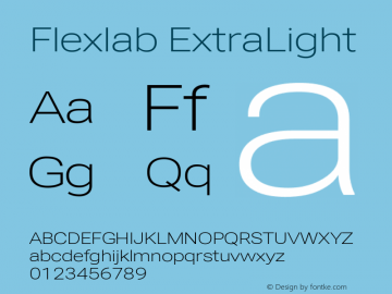 Flexlab ExtraLight Version 2.136图片样张