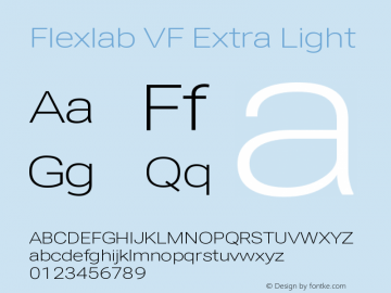 Flexlab VF Extra Light Version 2.136图片样张