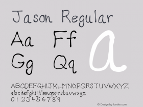 JasonRegular 图片样张