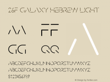 26F Galaxy Hebrew Light Version 1.000;FEAKit 1.0图片样张