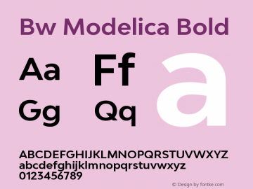 Bw Modelica Bold Version 2.000;PS 002.000;hotconv 1.0.88;makeotf.lib2.5.64775图片样张