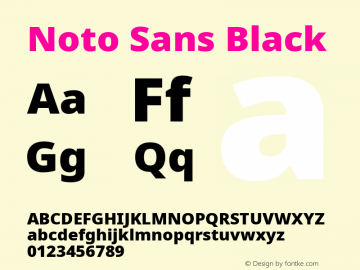 Noto Sans Black Version 2.008; ttfautohint (v1.8) -l 8 -r 50 -G 200 -x 14 -D latn -f none -a qsq -X 