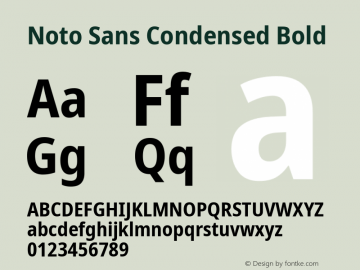 Noto Sans Condensed Bold Version 2.008; ttfautohint (v1.8) -l 8 -r 50 -G 200 -x 14 -D latn -f none -a qsq -X 