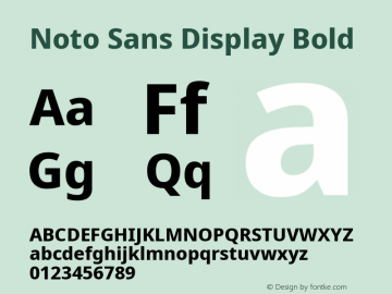 Noto Sans Display Bold Version 2.008; ttfautohint (v1.8) -l 8 -r 50 -G 200 -x 14 -D latn -f none -a qsq -X 