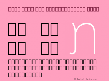 Noto Sans Lao SemiCondensed Thin Version 2.001; ttfautohint (v1.8) -l 8 -r 50 -G 200 -x 14 -D lao -f none -a qsq -X 