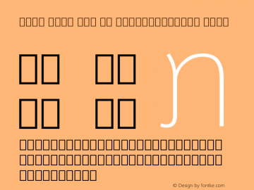 Noto Sans Lao UI SemiCondensed Thin Version 2.000图片样张