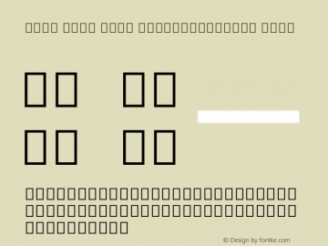 Noto Sans Thai ExtraCondensed Thin Version 2.000图片样张