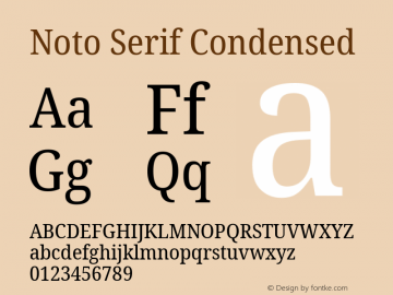 Noto Serif Condensed Version 2.007; ttfautohint (v1.8) -l 8 -r 50 -G 200 -x 14 -D latn -f none -a qsq -X 