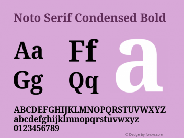 Noto Serif Condensed Bold Version 2.007; ttfautohint (v1.8) -l 8 -r 50 -G 200 -x 14 -D latn -f none -a qsq -X 