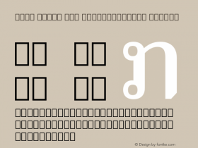 Noto Serif Lao SemiCondensed Medium Version 2.000图片样张