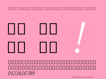Noto Serif Tamil Slanted Condensed Light Version 2.001图片样张