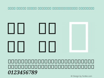 Noto Serif Tamil Slanted SemiCondensed SemiBold Version 2.001图片样张