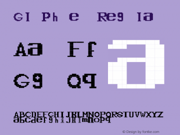 Glyphter Version 1.0图片样张