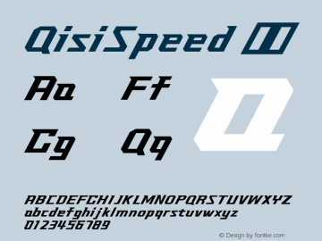 QisiSpeed 常规 Version 1.00图片样张