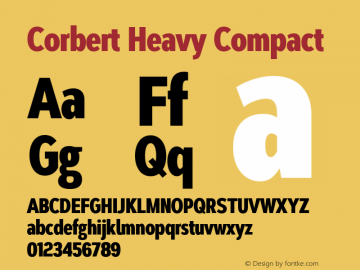 Corbert Heavy Compact Version 002.001 March 2020图片样张