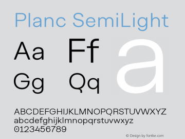 Planc SemiLight Version 1.000 | FøM Fix图片样张