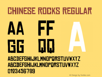 Chinese Rocks Regular Version 3.104 | FøM Fix图片样张