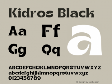 Kidros Black Version 1.000 | FøM Fix图片样张
