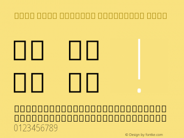 Noto Sans Bengali Condensed Thin Version 2.001图片样张