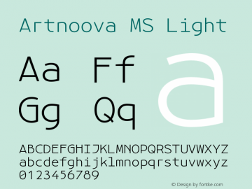 Artnoova MS Light Version 2.005 | FøM Fix图片样张