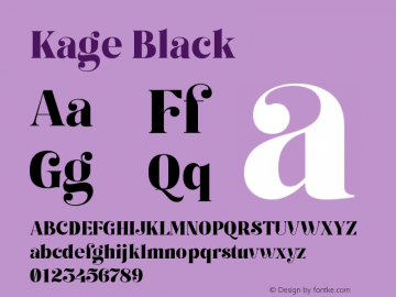 Kage Black Version 1.003;FEAKit 1.0图片样张