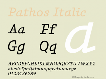 Pathos Italic Version 1.001图片样张