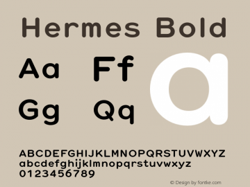 Hermes Bold Version 6.001图片样张
