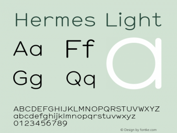 Hermes Light Version 6.001图片样张