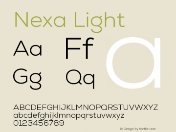 Nexa Light Version 2.00; August 17, 2022图片样张