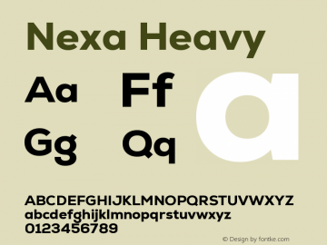 Nexa Heavy Version 2.00; August 17, 2022图片样张