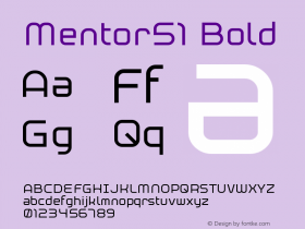 Mentor51-Bold 1.000图片样张