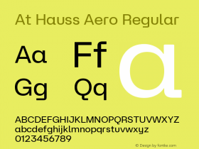 At Hauss Aero Regular Version 1.100 | FøM Fix图片样张