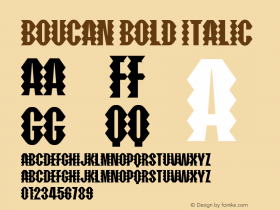 Boucan-05 Version 1.000;FEAKit 1.0. For display on ilovetypography.com only图片样张