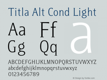 Titla Alt Cond Light Version 1.1图片样张