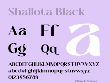 Shallota Black Version 1.000图片样张