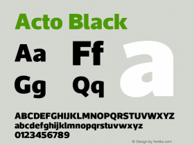 Acto-Black Version 1.000图片样张