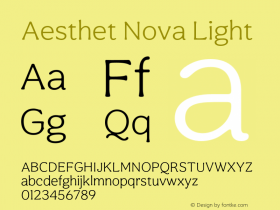 Aesthet Nova Light Version 001.000 January 2020图片样张