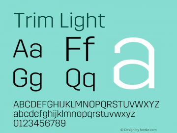 Trim-Light Version 2.800图片样张