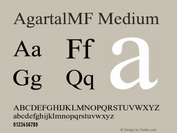 AgartalMF-Medium Version 2.000图片样张